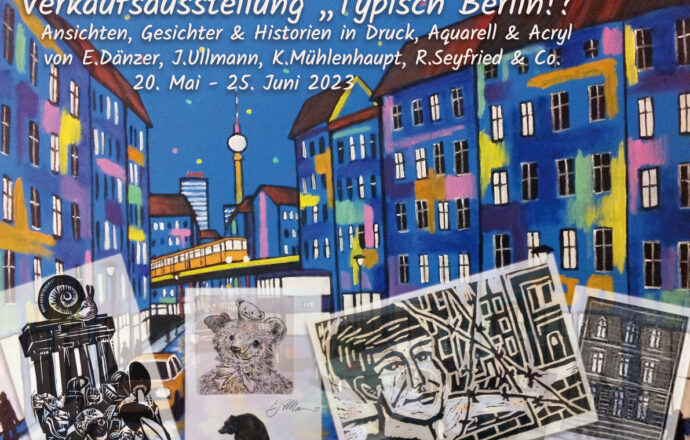 Berliner Kunst in der Verkaufsausstellung "Typisch Berlin"