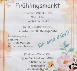 Frühlings-Kunstmarkt in Kladow
