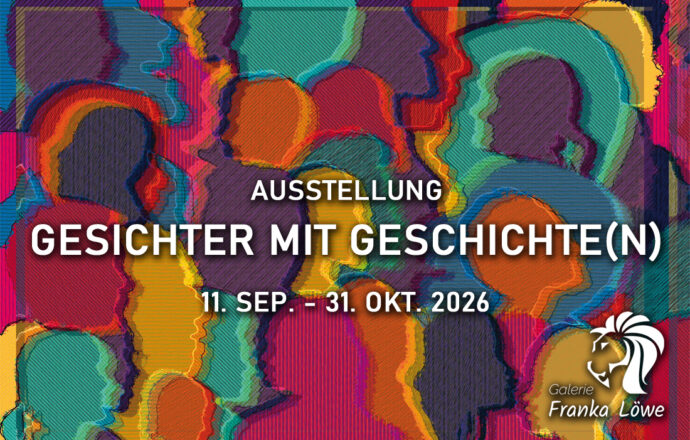 Postkartenmotiv Ausstellung "Gesichter mit Geschichte(n) . von Angesicht zu Angesicht.
