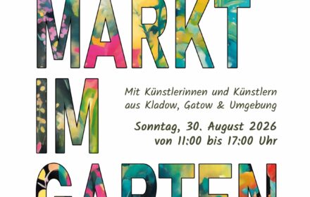 Der dritte Kunstmarkt im Garten der Galerie Franka Löwe findet am 30.08.2026 von 11 bis 17 Uhr statt.