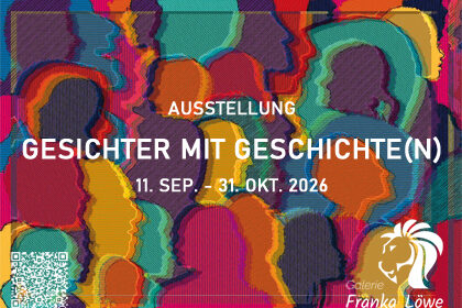 Postkartenmotiv Ausstellung "Gesichter mit Geschichte(n) . von Angesicht zu Angesicht.